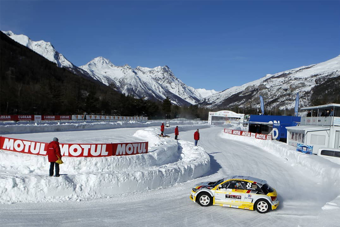 La Audi A1 d'Olivier au Circuit Serre Chevalier