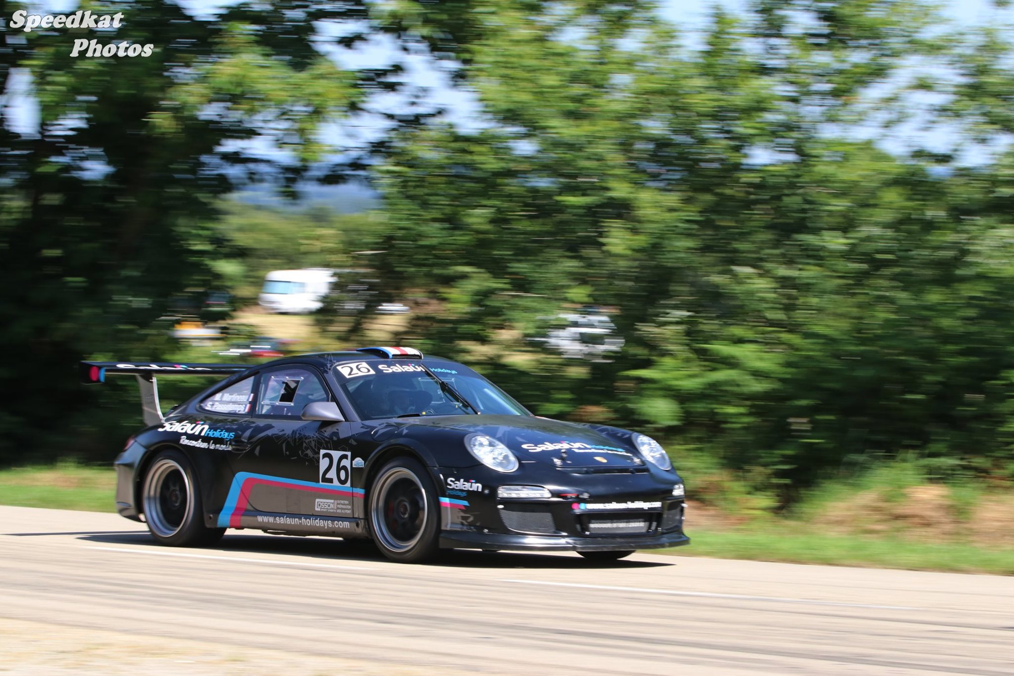 Max Martineau lors de la course de côte des Monts d'Arrée