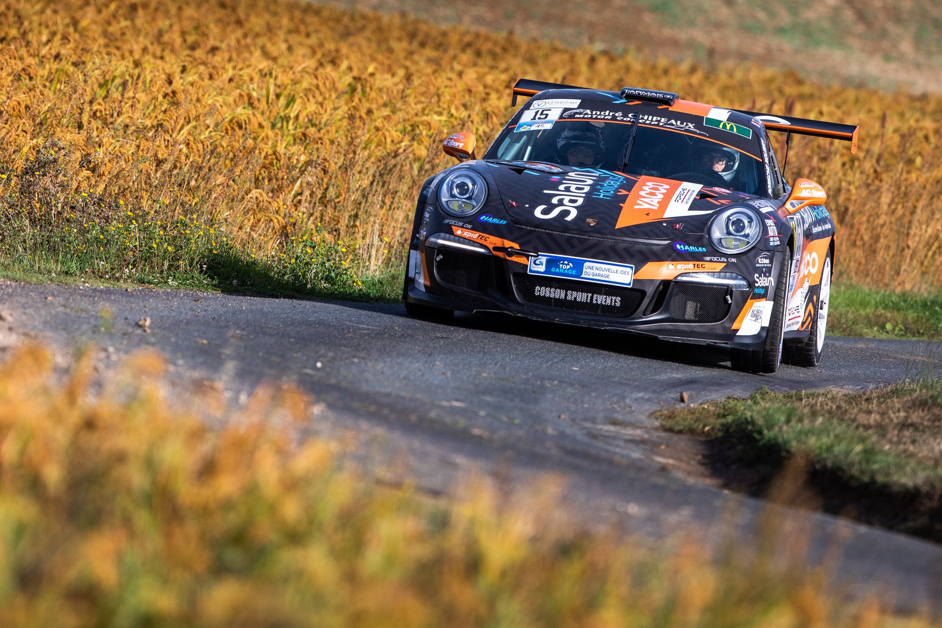 La Porsche 991 GT+ au Rallye Coeur de France 2019